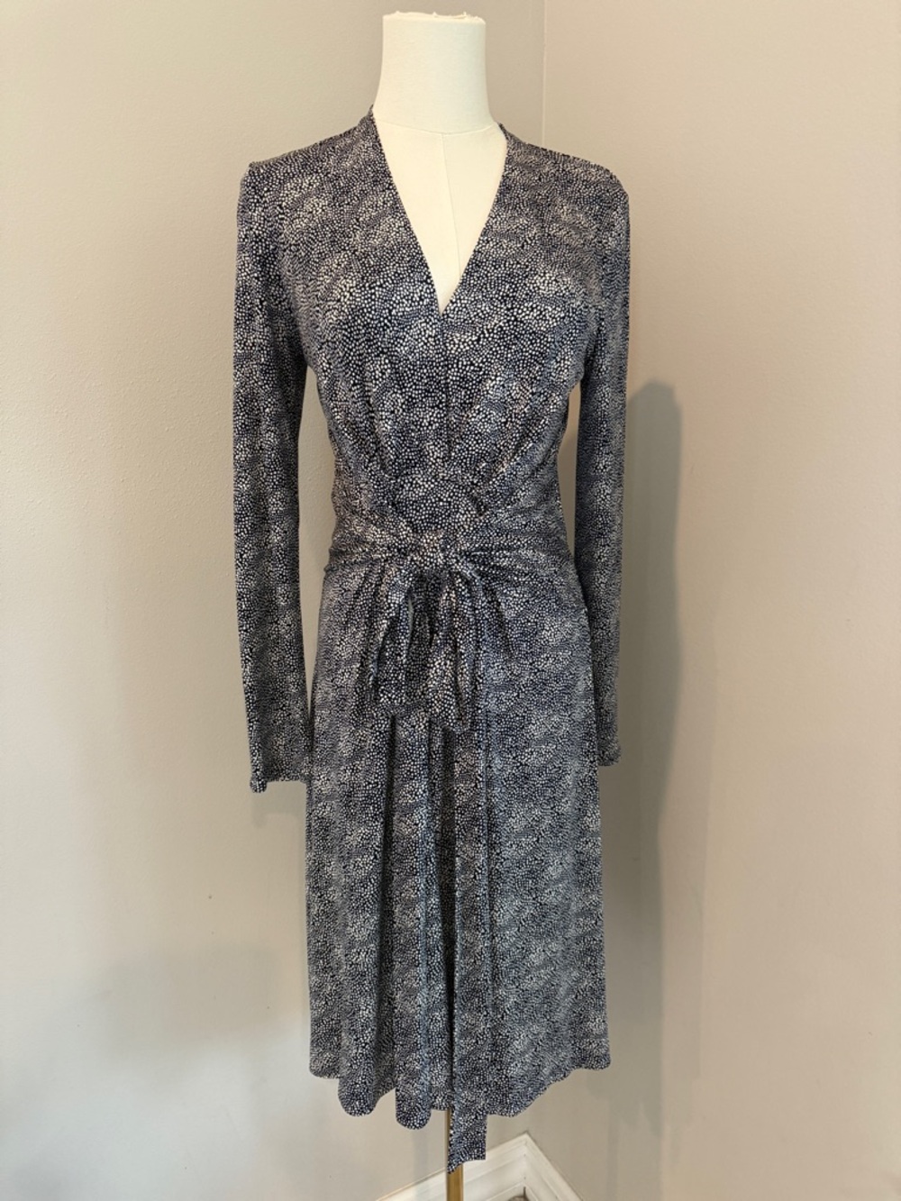 Tory Burch Vanessa Faux Wrap Dress in Medium 100% Silk